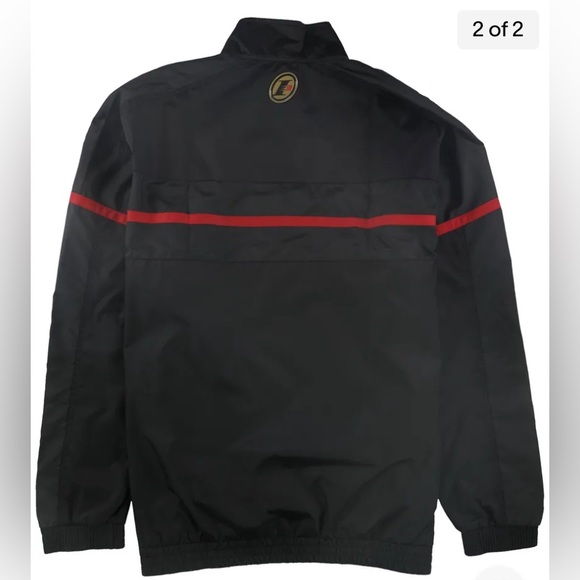Reebok Mens Iverson I3 Track Jacket, Black, Large - Picture 2 of 2
